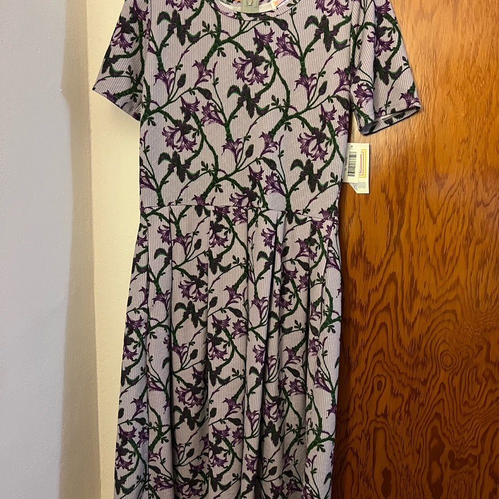 LuLaRoe Amelia dress size X-Large with pockets 95%polyester 5%spandex